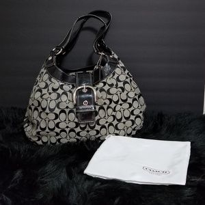 Coach Signature Soho Lynn Shoulder Bag 14 W X 10 H